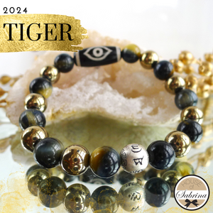 2024 TIGER MEN'S ALL IN ONE GEMSTONE BRACELET