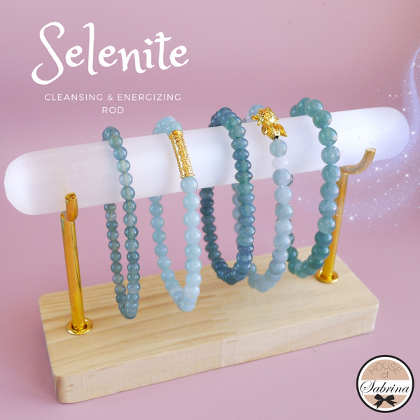 SELENITE CLEANSING ROD ORGANIZER