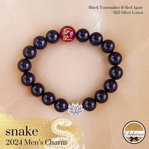 2024 SNAKE MEN'S ALL IN ONE GEMSTONE BRACELET