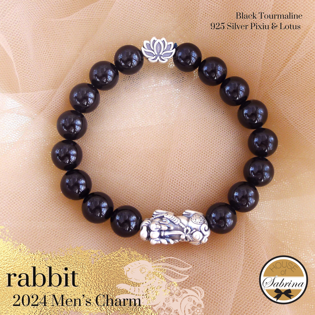 2024 RABBIT MEN'S ALL IN ONE GEMSTONE BRACELET