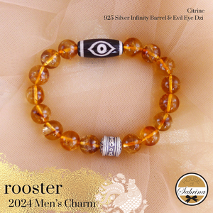 2024 ROOSTER MEN'S ALL IN ONE GEMSTONE BRACELET