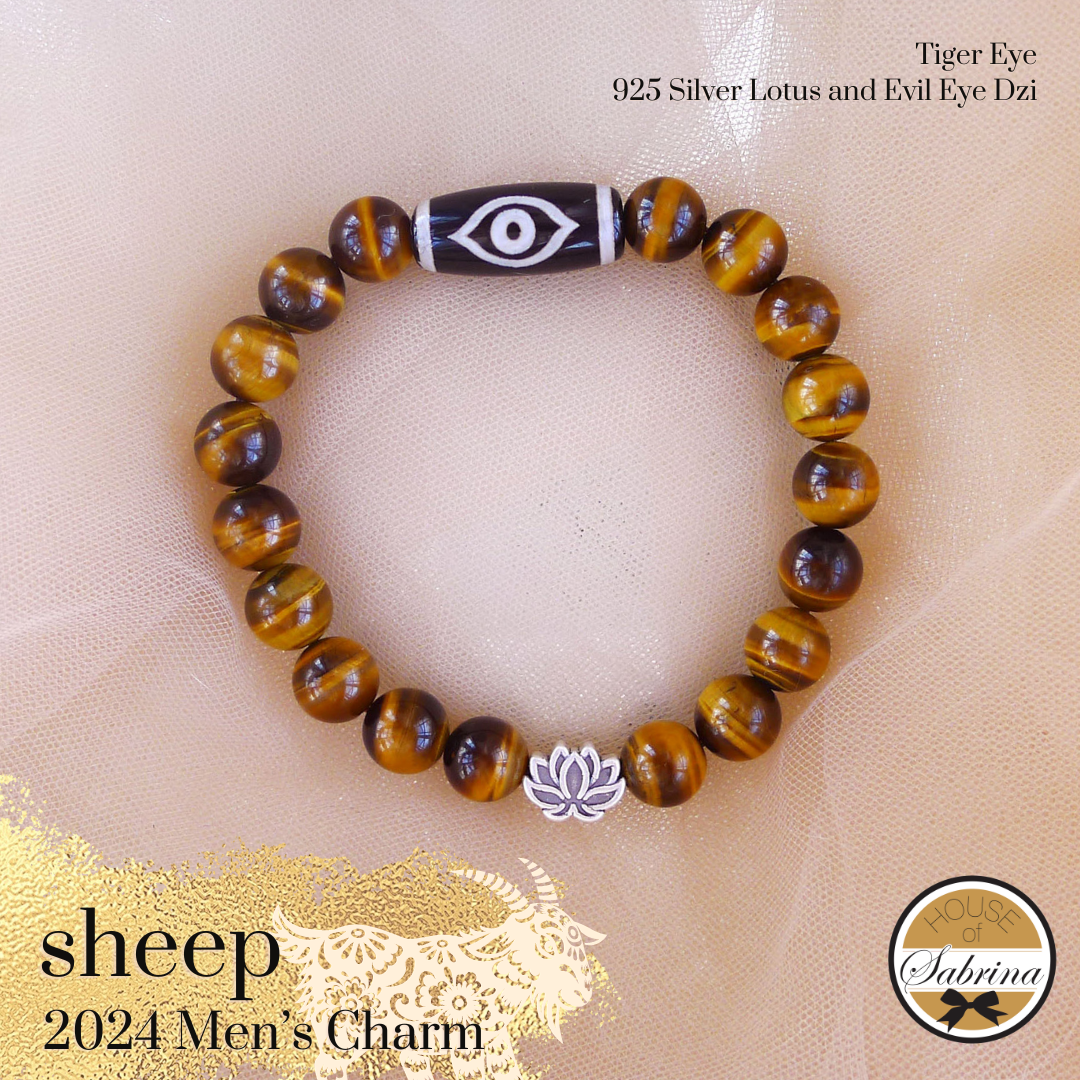 2024 SHEEP / GOAT MEN'S ALL IN ONE GEMSTONE BRACELET