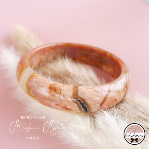 RETRO PEACH ALASHAN SOLID BANGLE