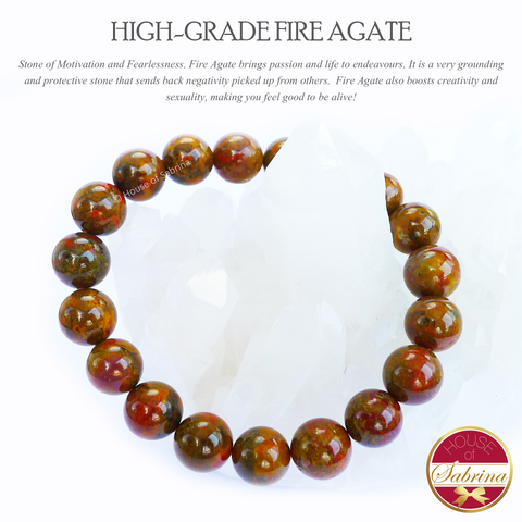 High Grade Fire Agate