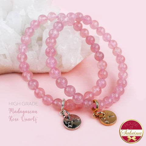 HIGH GRADE MADAGASCAN ROSE QUARTZ (6mm)