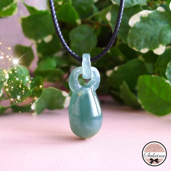 High Grade Blue Jadeite Jade Cord Necklaces