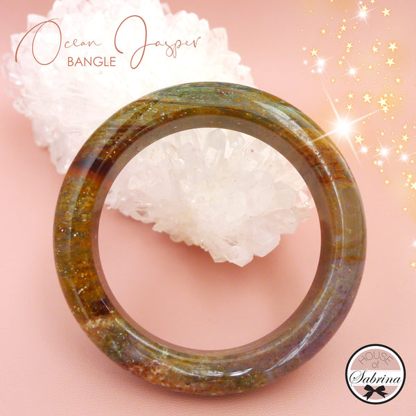 OCEAN JASPER BANGLE (GALAXY)