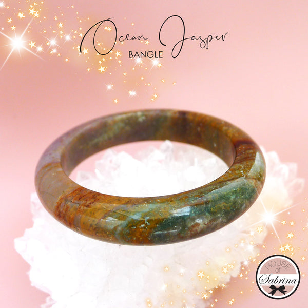 OCEAN JASPER BANGLE (GALAXY)