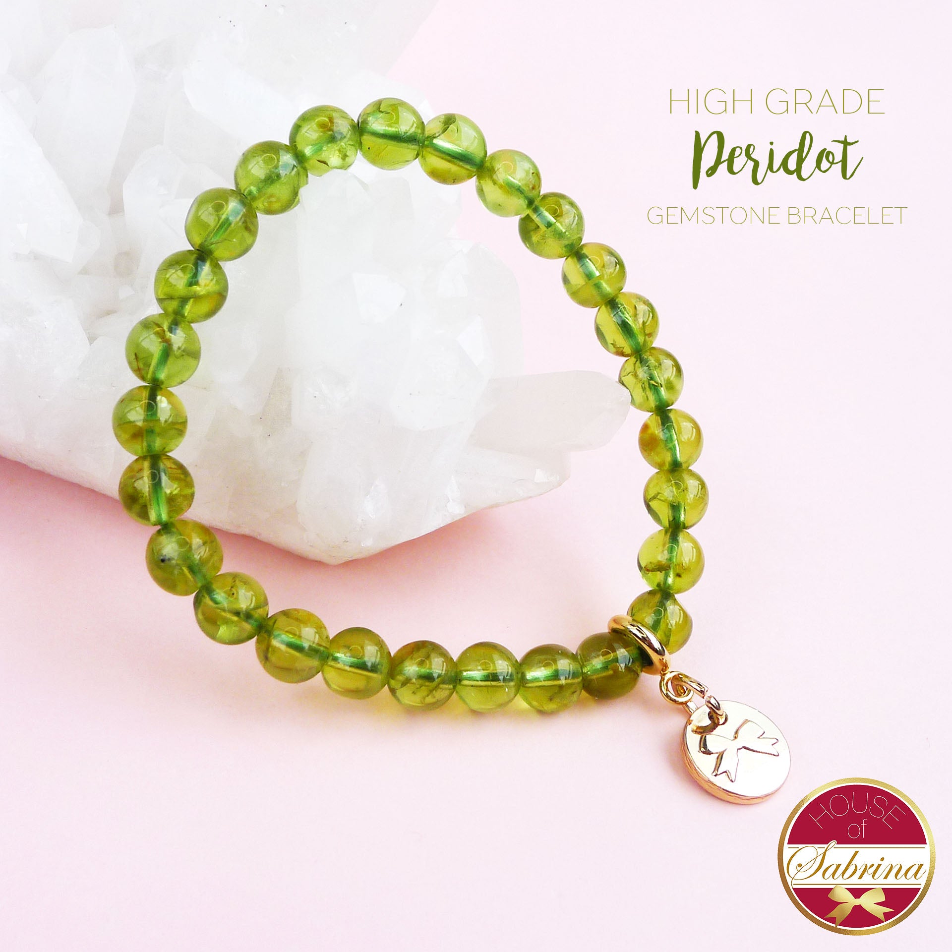 HIGH GRADE PERIDOT GEMSTONE BRACELET