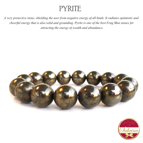 Pyrite Gemstone Bracelet