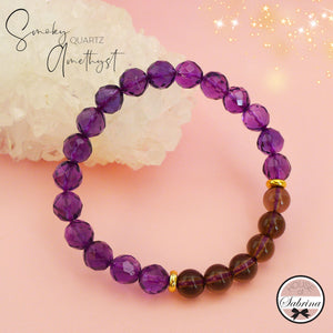 SMOKY AMETHYST GEMSTONE BRACELET