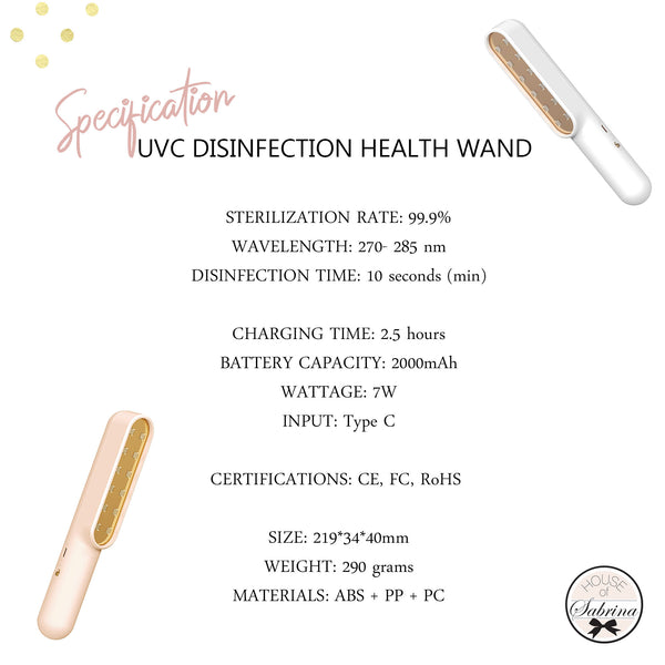 UVC DISINFECTION HEALTH WAND